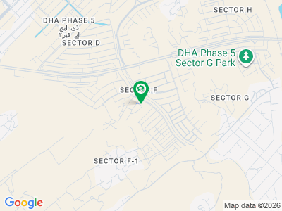 DHA Phase 5 Sector F | 1 Kanal Park Facing Plot | Outstanding Developed Park