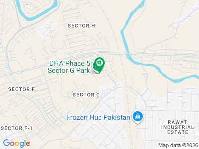 DHA PHASE 5 ISL SECTOR G PARK FACE PLOT AVAILABLE