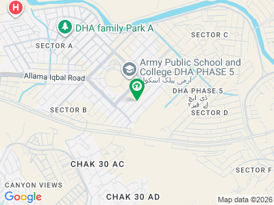 1 Kanal Heighted Main Boulevard Plot Up For Sale Sector B 5th Avenue