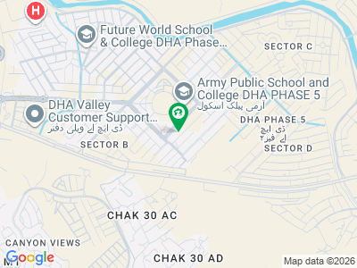 Kanal plot best location for sale in DHA 5 Islamabad