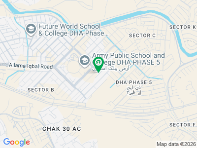 1 Kanal Johar Blvd Level/Solid Land Plot Available For Sale DHA Phase 5