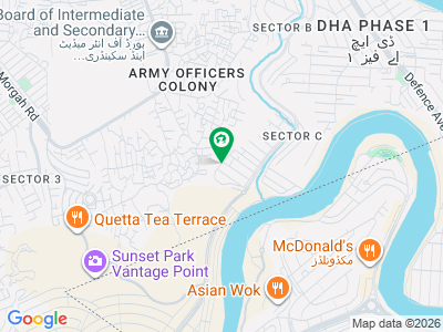 South face top height solid land plot for Dha phase 1 sector C