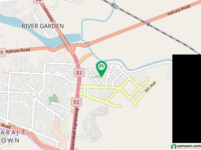 Beautifull South Face, One Kanal, Level solid land plot to sell