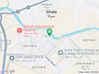 1 Kanal Beautiful Plot For Sale In Sector G, DHA Phase 5 Islamabad.