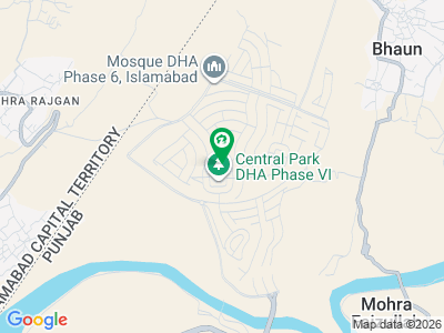 Dha 6 B3 main central park plot for sale