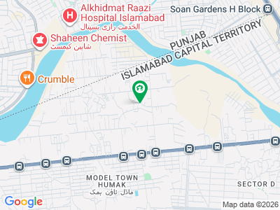 14.4 Marla Plot Available For Sale Model Town Humak Islamabad