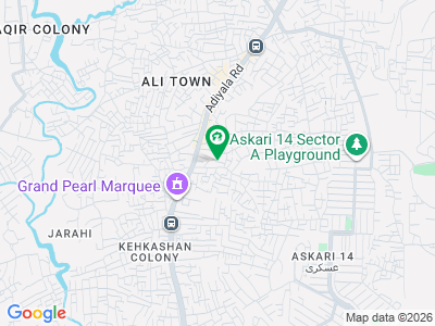 6 BED HOUSE IN AREA TWO KANAL GENERAL AREA ADYALA ROAD NEAR NEW GOLDEN JEWLER.