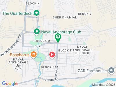 Plot In Main Anchorage Q Road, 100 Ft Wide Close To Entrance And Road F