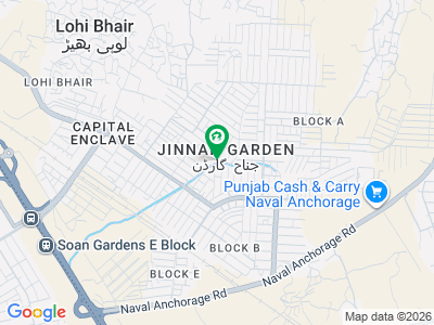 جناح گارڈنز فیز 1 جناح گارڈنز,ایف ای سی ایچ ایس,اسلام آباد میں 7 مرلہ رہائشی پلاٹ 1.95 کروڑ میں برائے فروخت۔