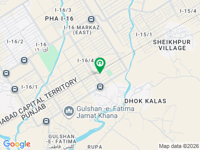 8 Marla Level Plot for Sale @ i-16/4 (1300 Series)