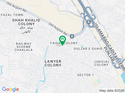 House for Rent 10 Marla (Single Story)  Location: Shah Faisal Colony