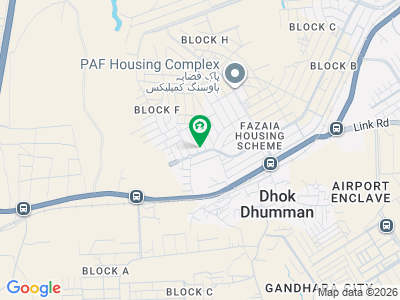 A Proper Corner Plot at Block F with huge extra land at Prime Located in Fazaia Housing Scheme Islamabad for Sale