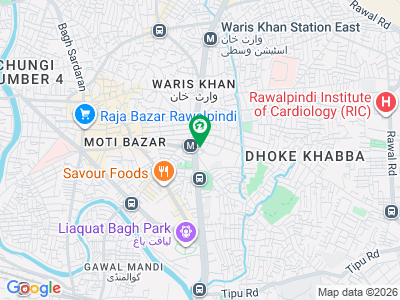 کمیٹی چوک راولپنڈی میں 1 کنال کمرشل پلاٹ 18.9 کروڑ میں برائے فروخت۔