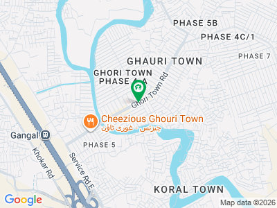 5 Marla Ground Portion for rent Ghauri town phase 5A, Islamabad