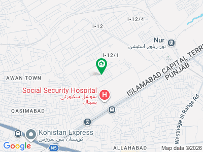 آئی۔12/1 آئی ۔ 12,اسلام آباد میں 7 مرلہ رہائشی پلاٹ 1.8 کروڑ میں برائے فروخت۔