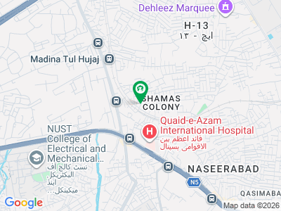 Prime Location Commercial Plot available for sale in H-13 Shamas Colony, Islamabad.