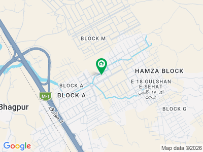 E-18 Health Enclave Islamabad back open residential plot