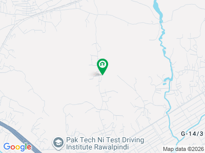 prime corner plot for sale in f14/1 , wesr service road , premium location