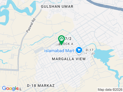 ڈی ۔ 17 اسلام آباد میں 14 مرلہ رہائشی پلاٹ 1.9 کروڑ میں برائے فروخت۔