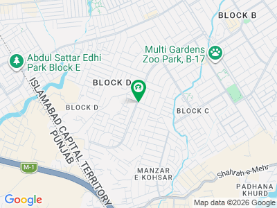 Premium Double Road Corner Plot In B-17 Block C 35x80 | Solid Land | 50 Ft Carpeted Street