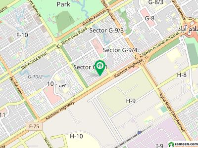 60x80 Commercial Front & Back Open Heighted Plot For Sale In G-9/1 Develop & Possession Ready