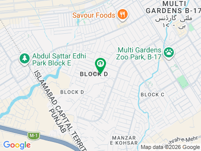 Premium Residential Plot In B-17 Block D 40 Ft Road | Near Roots School & Markaz