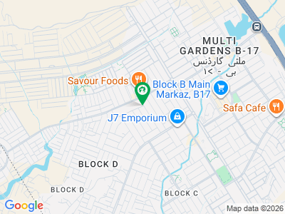 بی ۔ 17 اسلام آباد میں 1 کنال رہائشی پلاٹ 2.4 کروڑ میں برائے فروخت۔