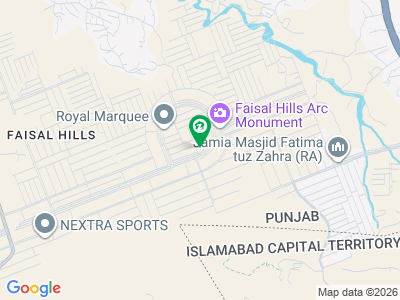 100x80 Commercial Plot For Sale In Faisal Hills A Block Main Civic Center.