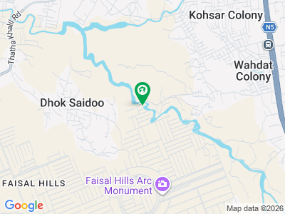 5.5 Marla Faisal Hills (RDA Approved) Block: A Plot Available For sale.