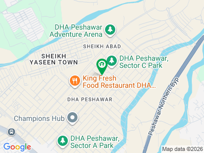 ڈی ایچ اے فیز 1 - سیکٹر سی ڈی ایچ اے فیز 1,ڈی ایچ اے ڈیفینس,پشاور میں 1 کنال رہائشی پلاٹ 3.8 کروڑ میں برائے فروخت۔