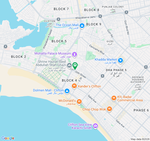 کلفٹن ۔ بلاک 4 کلفٹن,کراچی میں 4 کمروں کا 1 کنال فلیٹ 8.5 کروڑ میں برائے فروخت۔