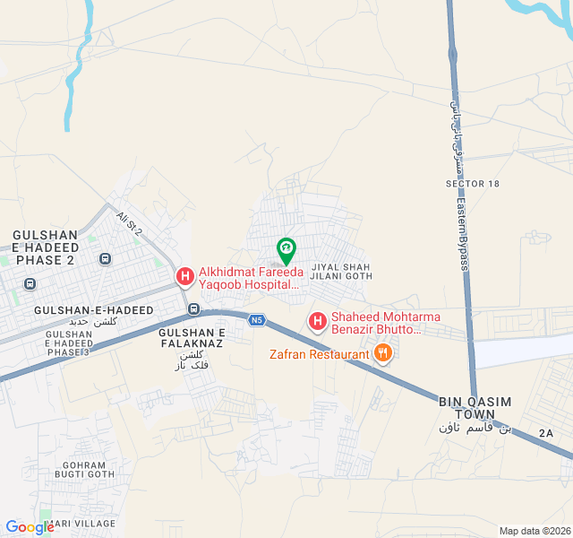 Soomar Jokhio Near Gulshan E Hadeed National Highway