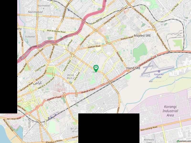 206 Square Yards Commercial Plot On Main Road With Approval Of Ground Plus 5 Adjacent To Citi Center Residency Near Chaar Minaar Chowrangi In The Vicinity Of Karachi Cooperative Housing Society Union Is Available For Sale In Investor Price