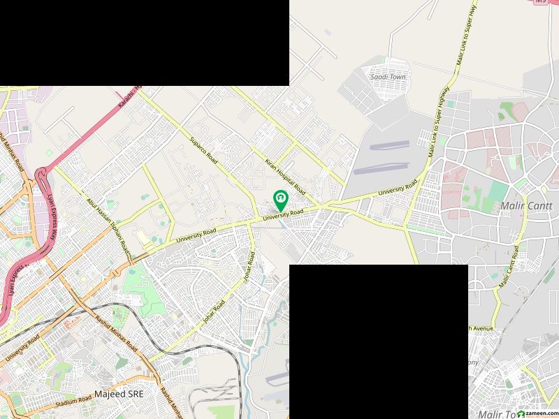 یونیورسٹی روڈ کراچی میں 2 مرلہ دکان 1.5 کروڑ میں برائے فروخت۔