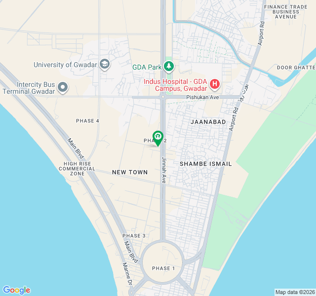 New Town Phase 5 Gwadar 120 Sq Yards Residential Plot Available For