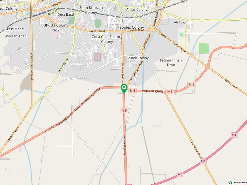 Commercial Plot Is Available For Sale In Basti Karimabad Bahawalpur Road Multan