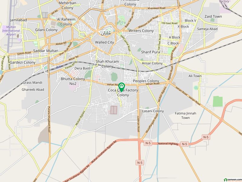 Corner Residential Plot Is Available For Sale In Shah Shamas Colony Block D Multan