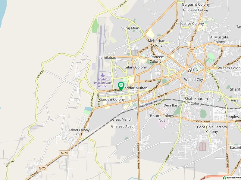 1 Kanal Plot On Main Qasim Road