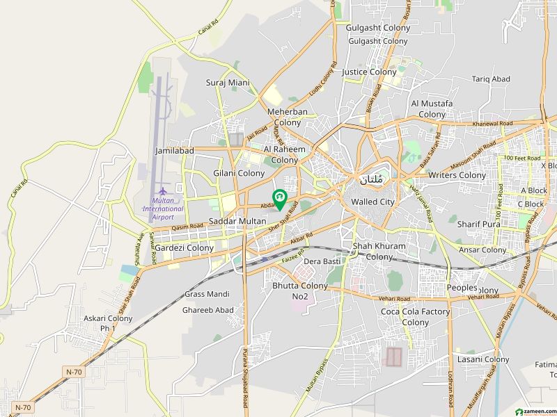 ابدالی روڈ ملتان میں 2 کمروں کا 5 مرلہ فلیٹ 35.0 ہزار میں کرایہ پر دستیاب ہے۔