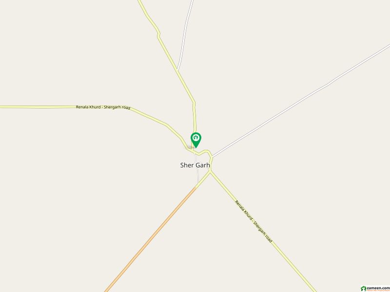 Agriculture Land For Sale At Renala Sher Garh Road Okara