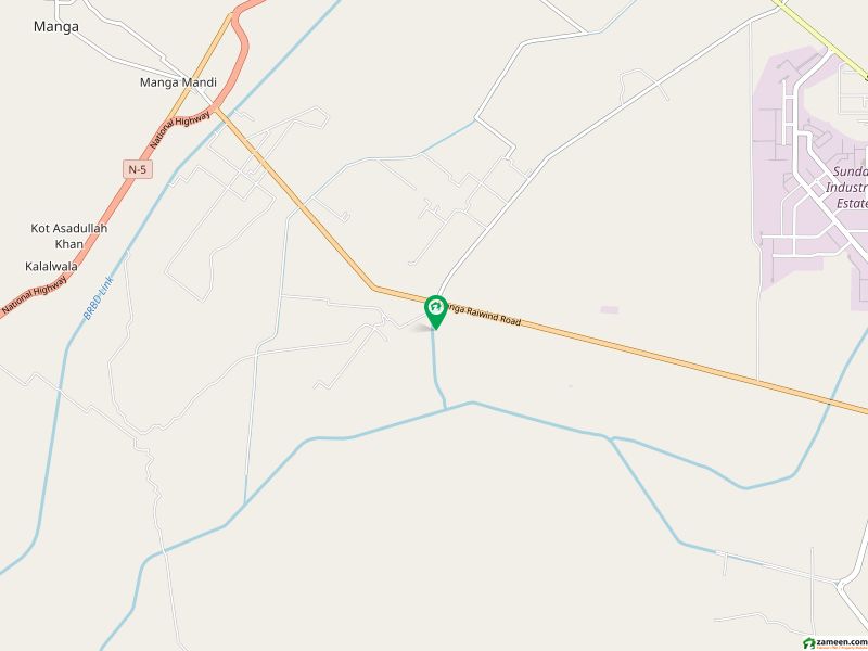 A Beautiful Industrial Plot For Sale On Manga Raiwind Road Manga