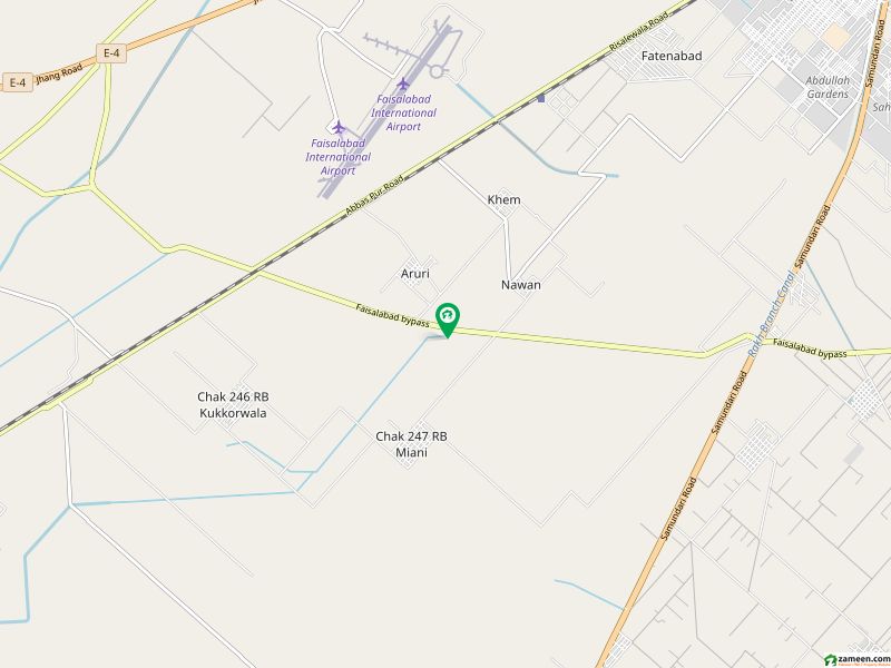 5 Marla Plots Royal Bloc R81 Ahmed Canal View Samundri Road Ahmed Canal