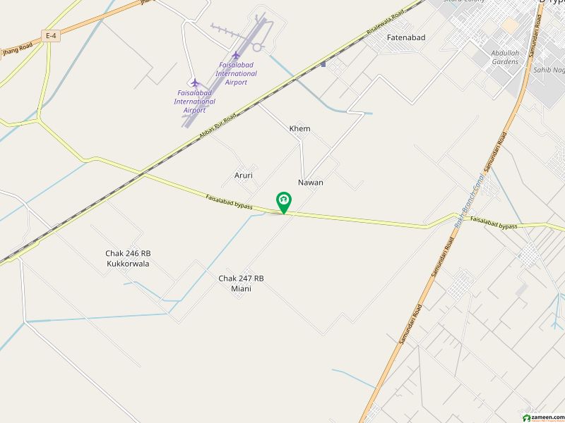 Good Location Commercial Land On By Pas Jhang Road