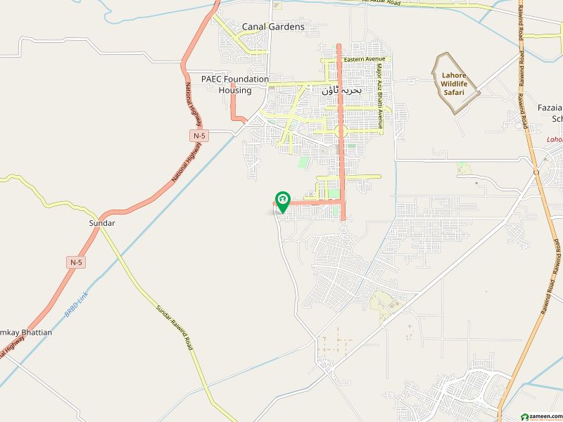 1 KANAL PLOT FOR SALE IN SIKANDAR BLOCK BAHRIA TOWN LAHORE