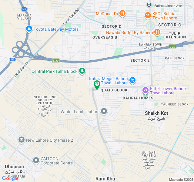 80 Ft Road 1 Kanal Plot For Sale