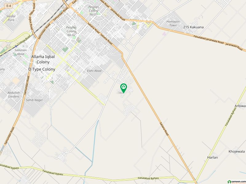 ٹیک ٹاؤن - بلاک ایچ ٹیک ٹاؤن (ٹی این ٹی کالونی) ستیانہ روڈ فیصل آباد میں 4 کمروں کا 5 مرلہ مکان 1. 1 کروڑ میں برائے فروخت۔