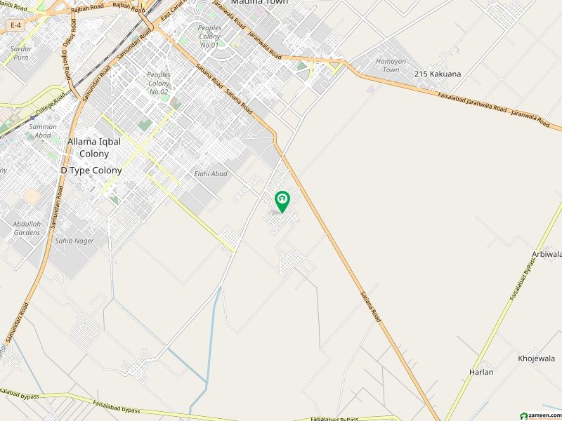 ٹیک ٹاؤن (ٹی این ٹی کالونی) ستیانہ روڈ فیصل آباد میں 5 مرلہ مکان 1 کروڑ میں برائے فروخت۔