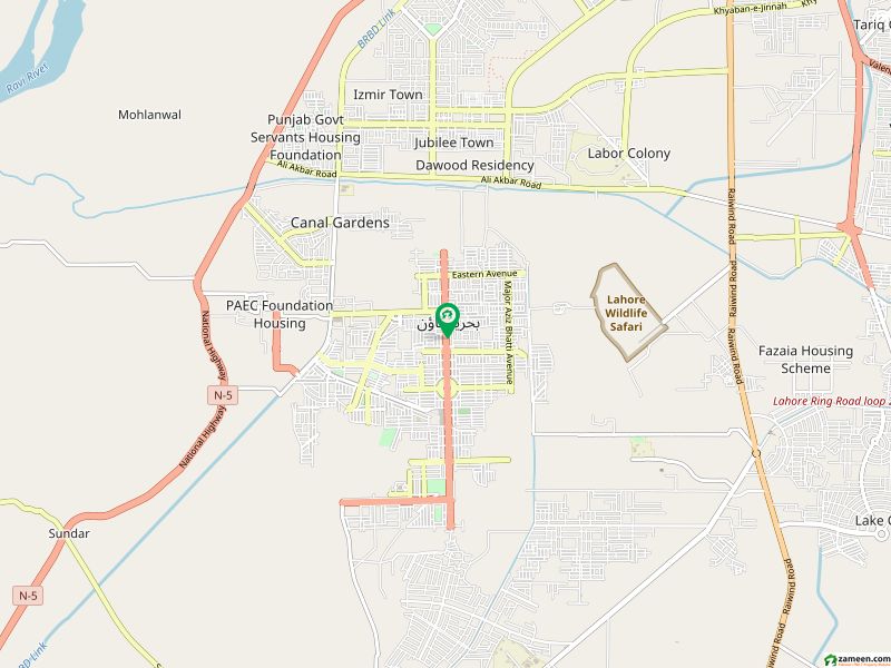 5 Marla Commercial Plot For Sale In Main Boulevard Bahria Town Lahore
