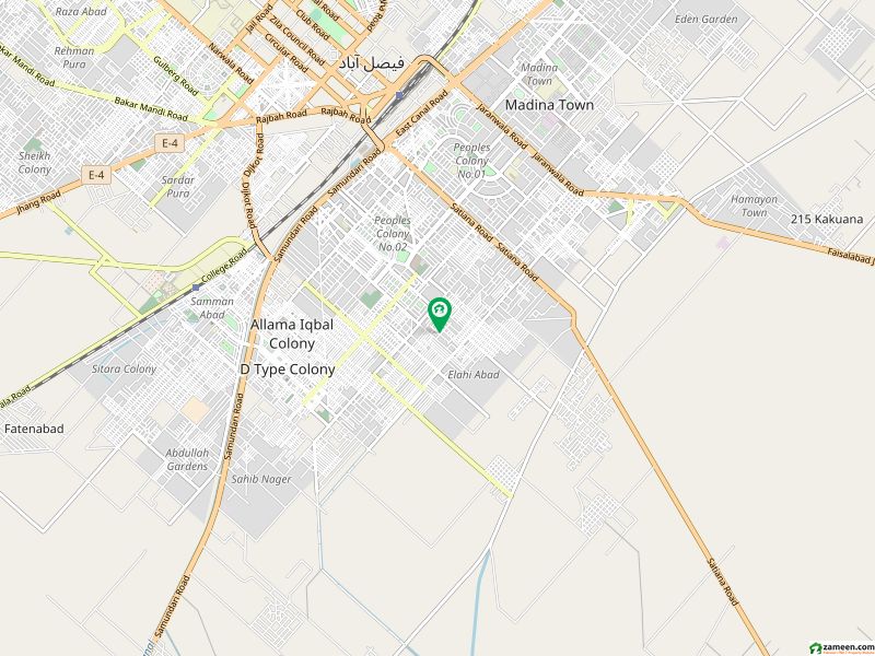 کریم ٹاؤن فیصل آباد میں 5 کمروں کا 5 مرلہ مکان 75 لاکھ میں برائے فروخت۔