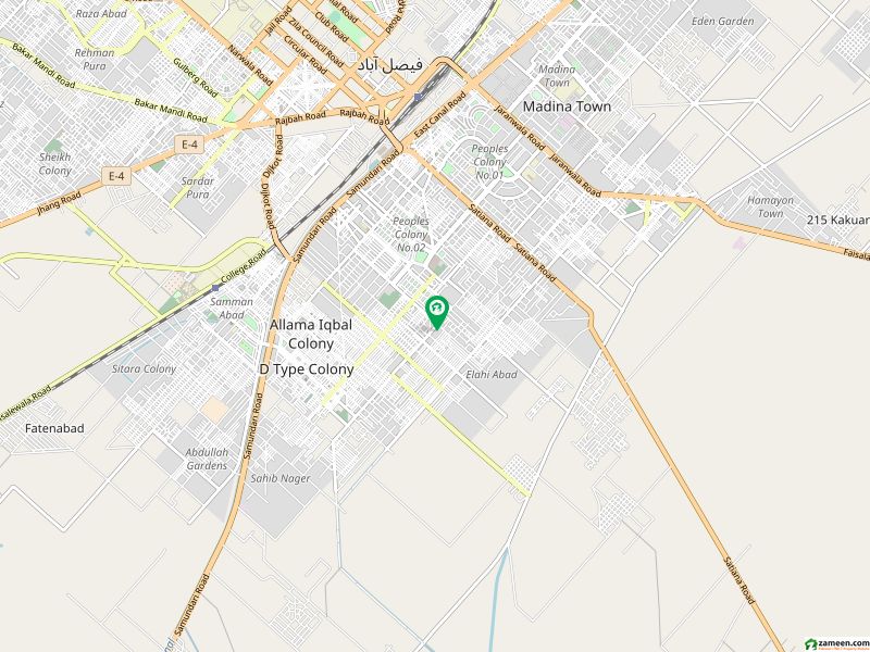 ہلال سڑک فیصل آباد میں 2 مرلہ مکان 25 لاکھ میں برائے فروخت۔